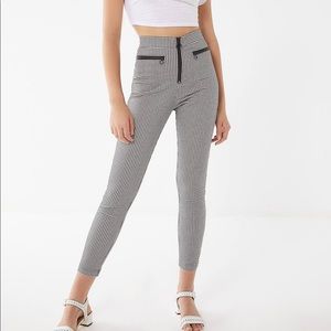 Urban Outfitters Susie Front Zip Gingham Pants